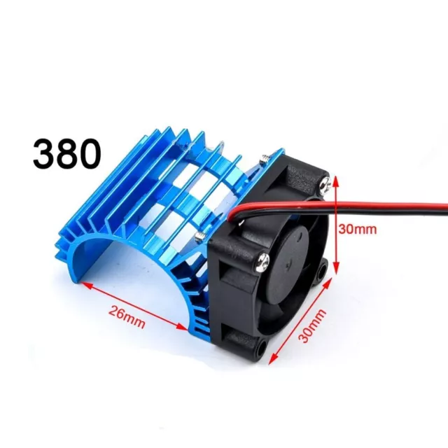 RC Car 370 380 2440 Electric Motor Heat Sink 5v Cooling Fan Upgrade - UK Stock 3