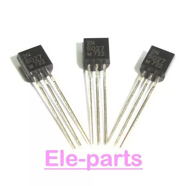 20 PCS 2N6027 TO-92 2N 6027 Programmable Unijunction Transistor #W4