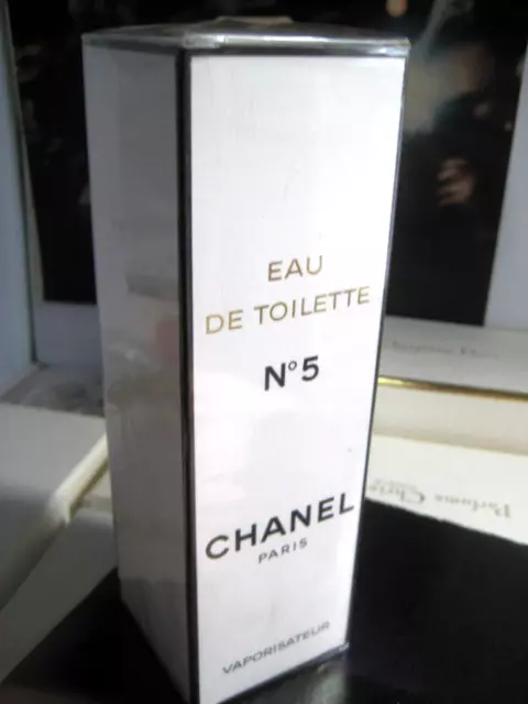 🎁1970s 3.4 oz Vintage New Sealed EDT Chanel No 5 eau de toilette 100ml spray