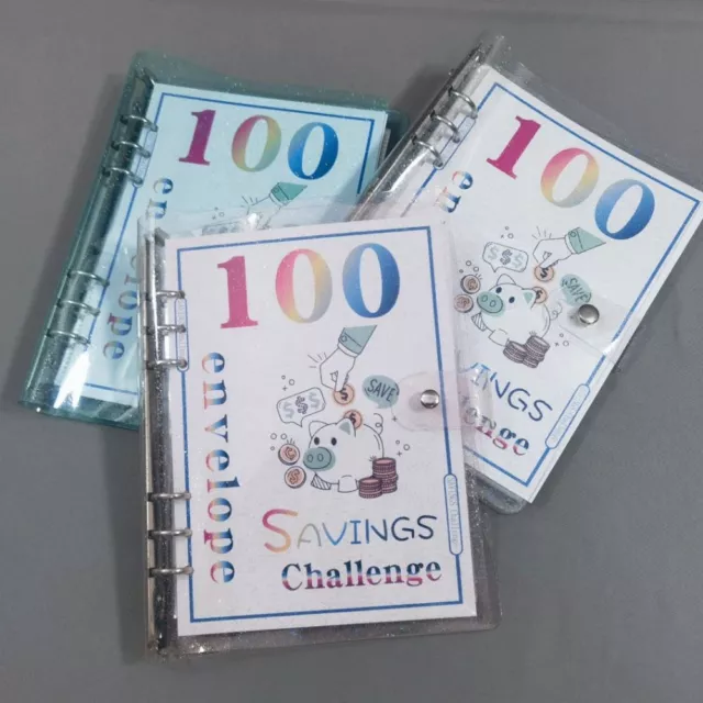 PU 100 Envelope Challenge Binder with Cash Budget Binder  Lovers