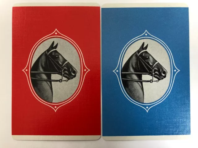VINTAGE RARE SWAP Playing Cards: Race HORSE Racehorse Thoroughbred Head ...