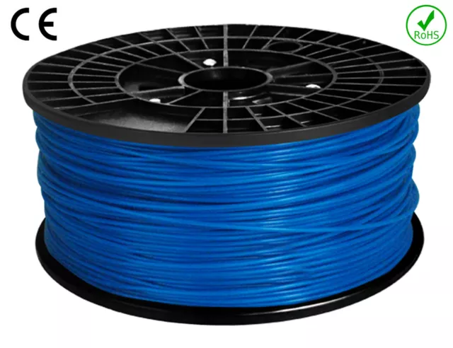 FILAMENT - FIL imprimante 3D PLA 1.75mm ROUGE 1Kg CE-ROHS PLA175RED