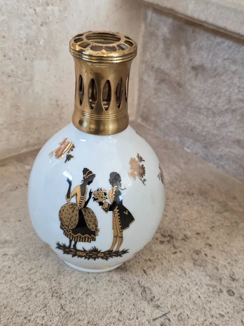 Superbe Lampe Berger Signée Camille Tharaud Limoges - Décor