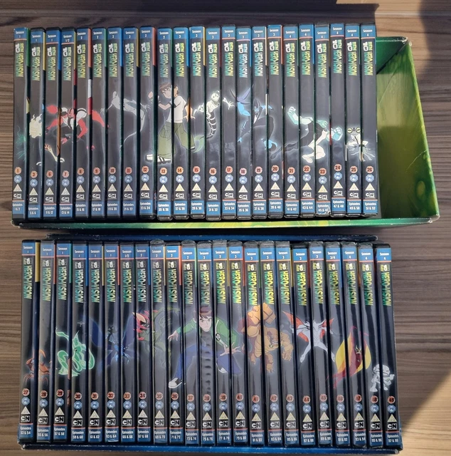 BEN 10 HERO Vision DVD Collection box set - Job Lot (NEAR COMPLETE) £52 ...