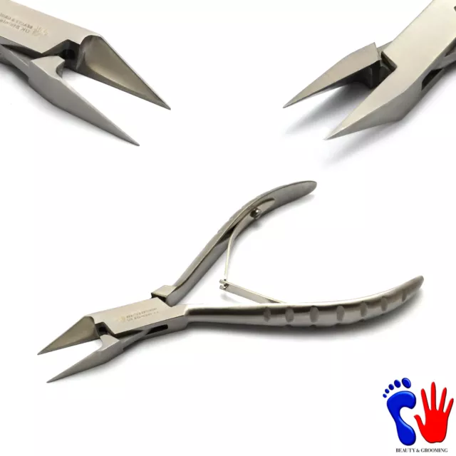 Manicure Ingrown Toenail Nippers Pedicure Thick Ingrowing Clipper+Pouch Free New