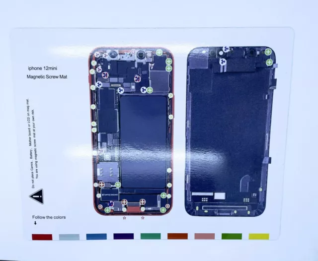 Estera de Tornillo Magnético para iPhone 12 Mini