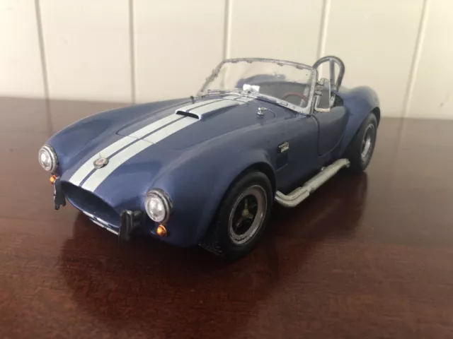 1965 Carroll Shelby COBRA Collectible S/C - Blue/White - SIGNATURE Model