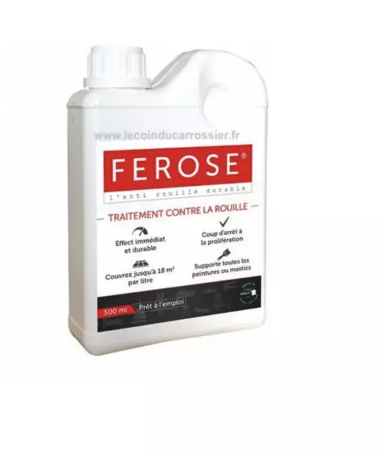 Anti rouille Ferose 500ml, corrosion, carrosserie, rouille