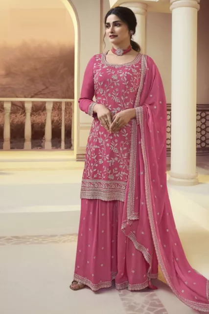 Indian Bollywood Pakistani Salwar Kameez Anarkali Dress Party Suit Plazzo Women