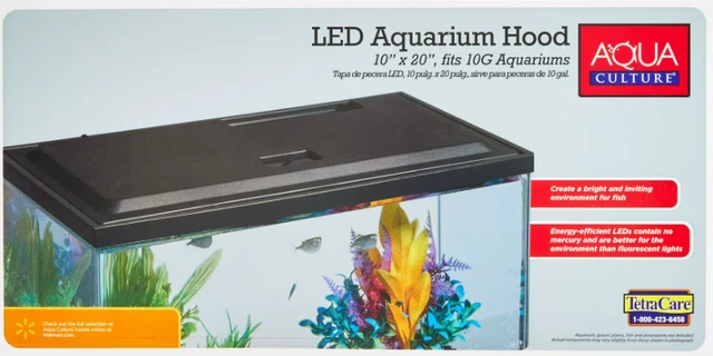 Aqua Culture LED 10 Gallon Fish Tank Hood NEW
