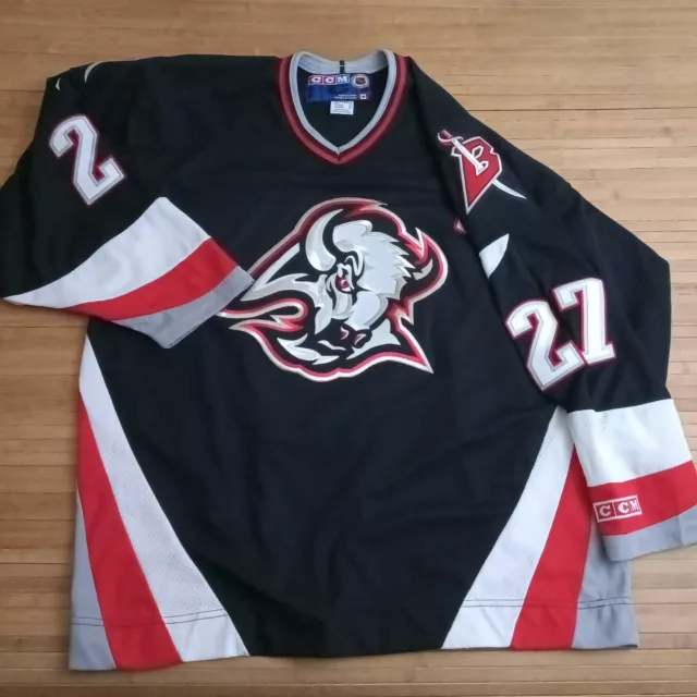 Vintage Buffalo Sabres NHL Hockey Jersey men's 2XL CCM KOHO Goathead  1996-2006
