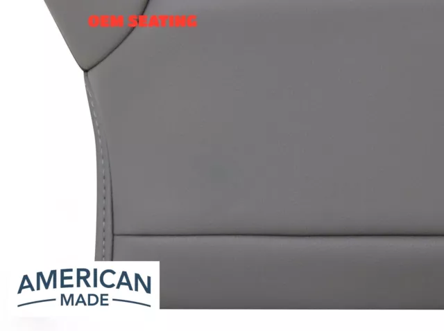 For 2016-2018 Chevrolet Silverado 1500 Work Truck Driver Bottom Seat Cover Gray 2