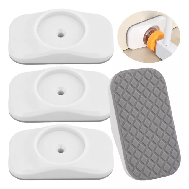 4pcs Door Stair Non Slip Pet Safety Baby Gate Wall Protector Pressure Mounted