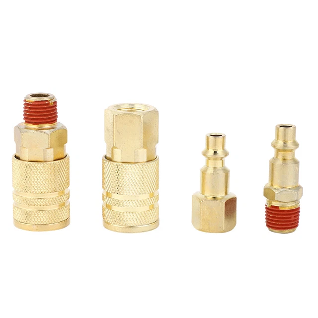 Oumefar Quick Connector Sealing Coating Quick Fitting NPT 1/4in For Pneumatic