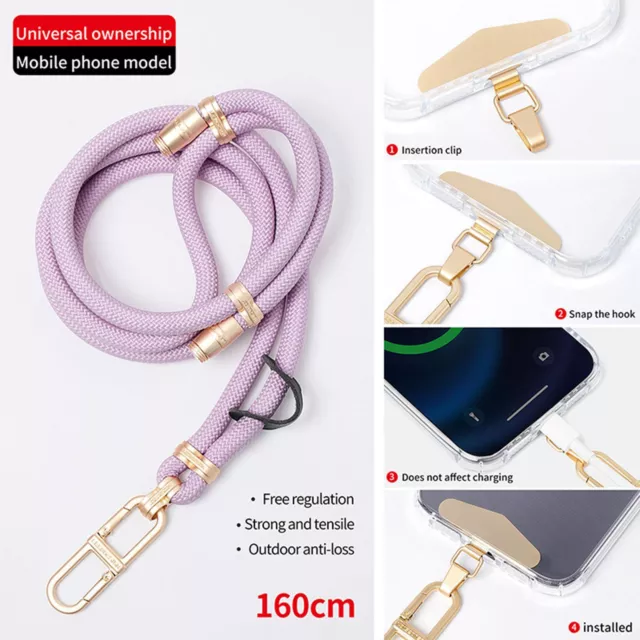 Crossbody Lanyard Necklace Strap Universal Mobile Phone Lanyard Long Phone Case