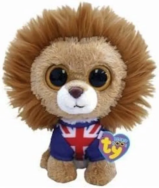 Ty Beanie Boos -HERO THE LOIN  6" UK EXCLUSIVE NEW MWMT's