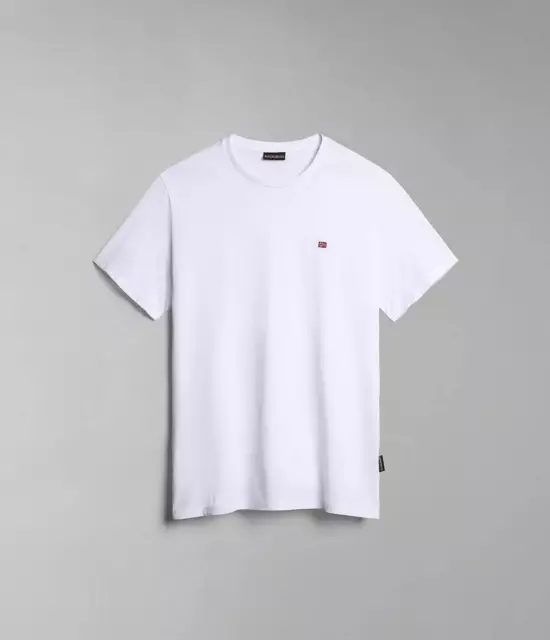 Napapijri Tee Salis - T-shirt A Manica Corta Bianco - Taglia L Abbigliamento