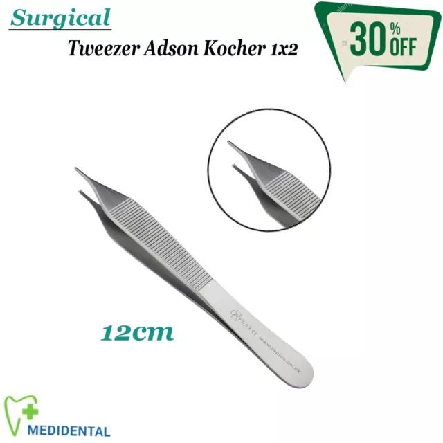 Instrument Chirurgical Coton & Habillement Pince Adson Kocher 12cm Dentistes