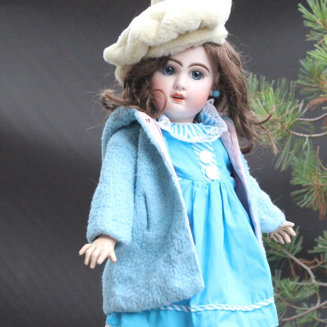 Robe Tablier De Poupée Ancienne - Jumeau SFBJ - Collection