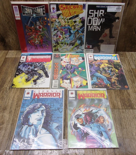 8-Valiant Comics Lot-ETERNAL WARRIOR, NINJAK, SHADOW MAN, DEATHMATE