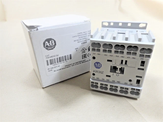 Allen Bradley 700-KR31Z-DJ miniature contactor (NIB)