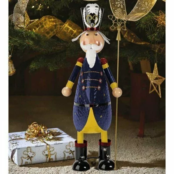 Christmas Nutcracker Home Ornament Polka Navy Decoration Metal Xmas Soldier