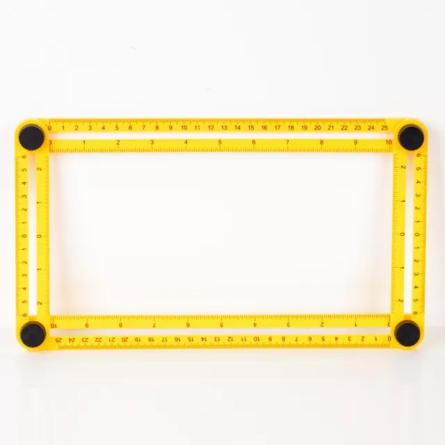 Angle-Izer Template Tool Measuring Instrument Multi Angle Ruler Mechanism Slides 2