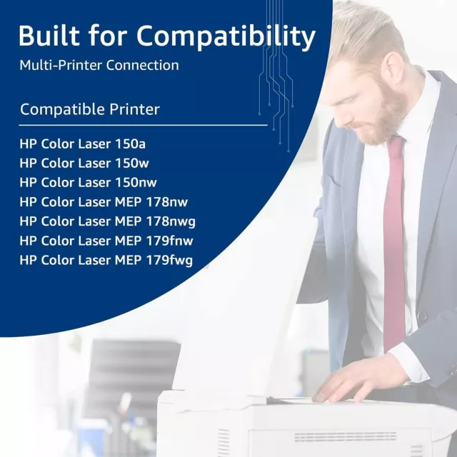 Toner Kompatibel zu HP 117A Toner mit Chip LaserJet MFP 178nwg 179fwg Laser 150a 2