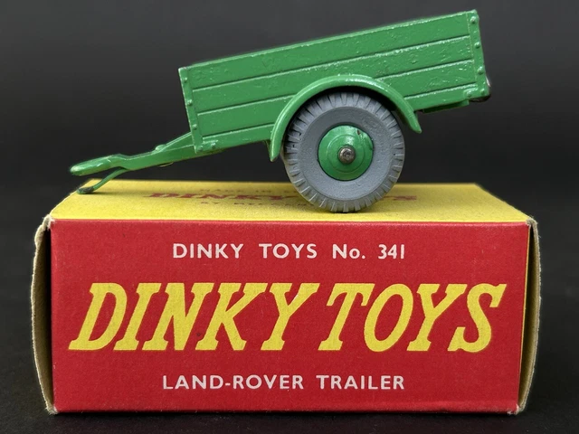 Dinky Toys 340 Land Rover 1/43 Orange - état Quasi Neuf, Boîte D'origine