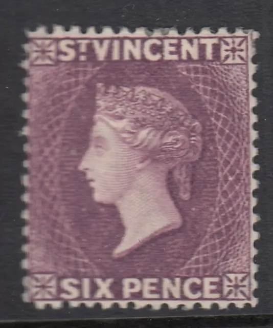St Vincent 1888 6d Violet SG52 Fine & Fresh Lightly Mtd Mint