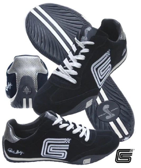 CARROLL SHELBY COBRA Casual Suede Driving Shoes With Cs Logo 3