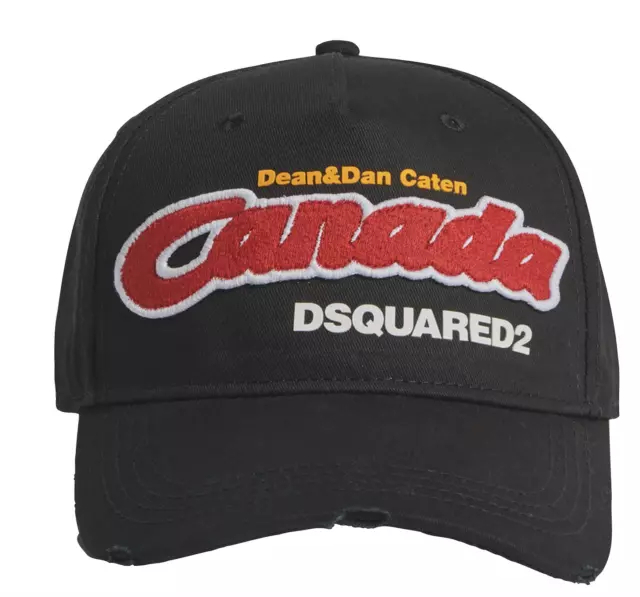 Dsquared2 Iconic Logo Parche Gorra de Béisbol Basebalkappe Sombrero Nueva