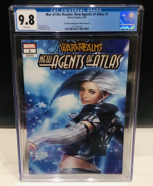 War Of The Realms New Agents Of Atlas #1 Comic CGC 9.8 Variant LTD 3000 1st App