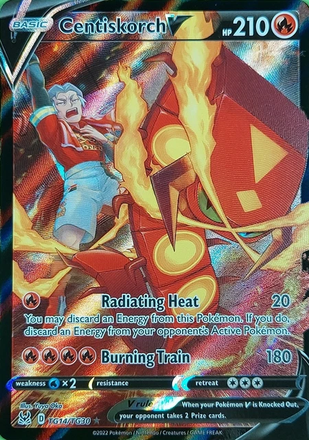 Centiskorch V TG14/TG30 - Pokemon - Lost Origin - Full Art Trainer Gallery