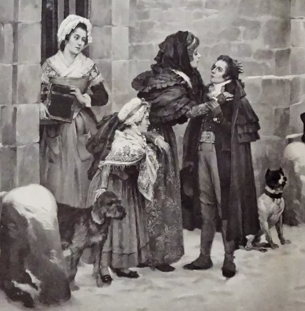 GERMAN WIREHAIRED POINTER GWP ANTIQUE VINTAGE DOG ART PRINT by Pierre Outin