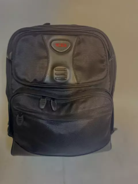Tumi T2 Ergonomic Backpack Laptop Carry On Business Travel Bag Nylon Black 541C