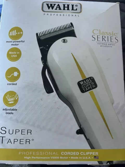 Wahl Super Taper Tagliacapelli Tosatrice Bianca