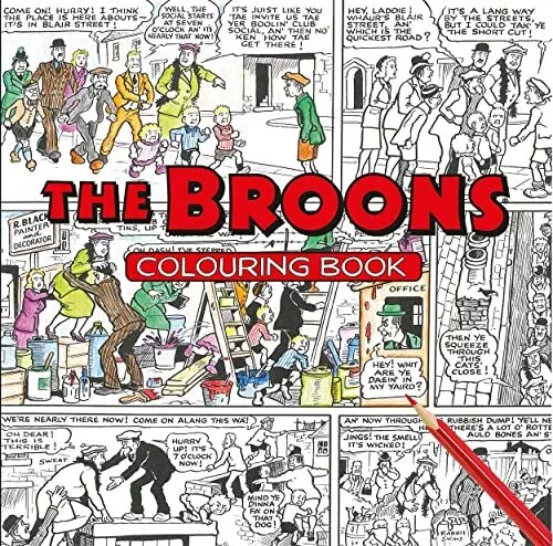 The Broons Colouring Book by The Broons Book The Cheap Fast Free Post