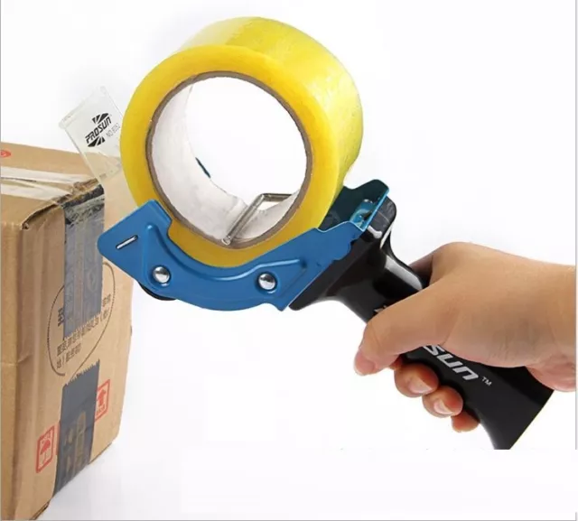 Prosun Packing Tape Dispenser Gun 48mm Roll Sticky Packaging Dispenser Low Noise 3