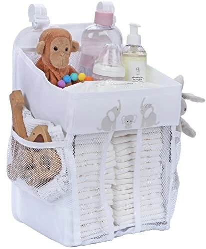 CRADLE STAR Hanging Diaper Caddy Baby Organizer - Diaper Caddy Organizer Baby...