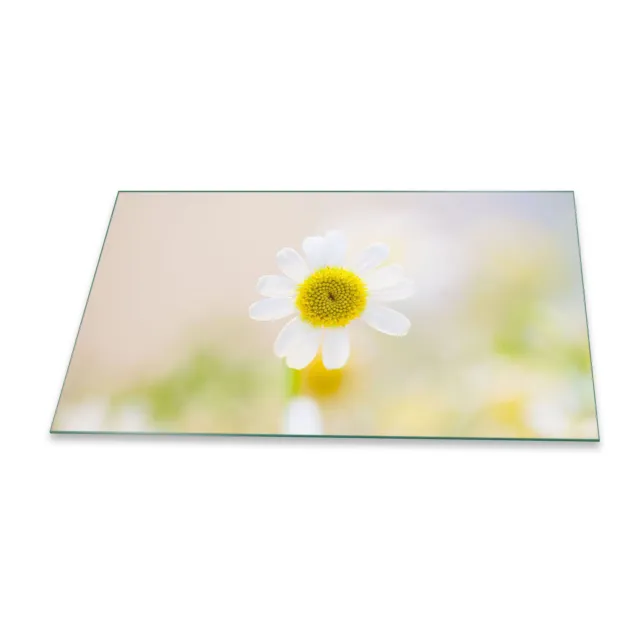 Placa de cubierta de estufa Ceran 90x52 flores colorida cubierta vidrio protección contra salpicaduras cocina decoración