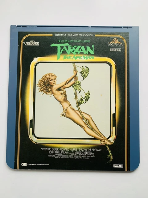 TARZAN THE APE MAN - Bo Derek, Richard Harris - 1981 CED PAL UK Videodisc
