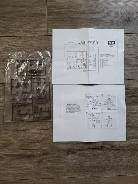 1/35 Tamiya MRC 650 Remagen Bridgehead Tank Crew & US Tank Crew  Model- Vintage