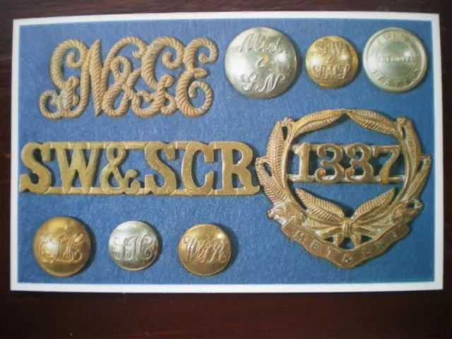 Postcard Railway Badges (2) 4 0F 6  Nine Joint Railways