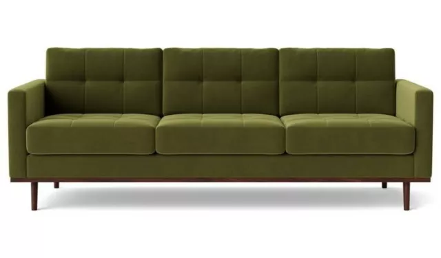 Swoon Berlin Velvet 3 Seater Sofa - Fern Green 199/7222 (Retails for £1709.00)
