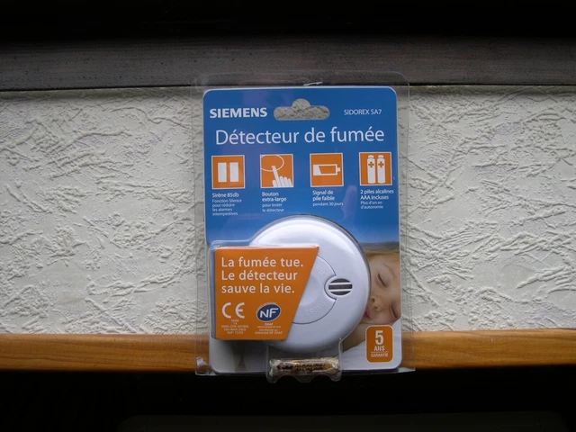 détecteur de fumée siemens sidorex sa7