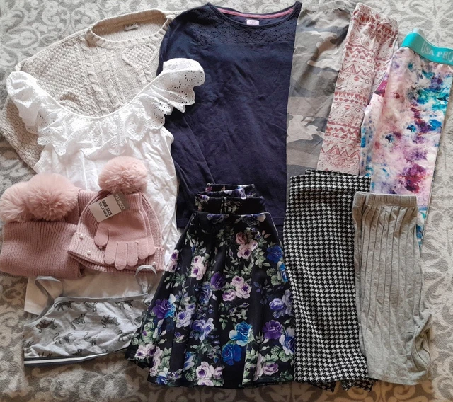 Pacchetto di vestiti per ragazze età 11-12 inc Next Shein Primark George ecc. - alcuni nuovi