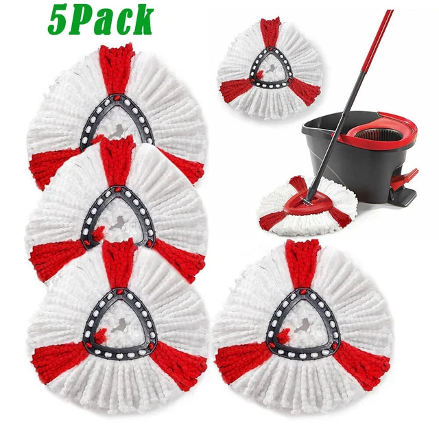 Wischmopp Ersatzstiel Edelstahl - 4-teilig & Verstellbar