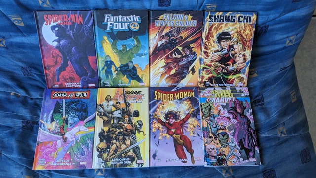LOT DE 8 Comics 100% Marvel NEUFS (Spider-Man, Fantastic Four, Falcon