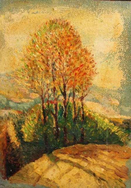 M. ROMAN (1849-1910), Weite Landschaft mit einsamen Bäumen